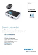 Preview for 1 page of Philips Power2Go SCE4430/12 Specifications