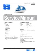 Preview for 1 page of Philips PowerLife GC2510 Service Manual