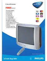 Philips PowerVision 25PT2152/56A Specifications preview