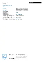 Preview for 3 page of Philips Prestigo SRT8215/10 Specifications