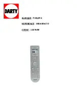 Предварительный просмотр 1 страницы Philips Prestigo SRU6006/10 Manual