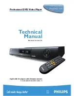 Philips ProDVD 175 Technical Manual preview