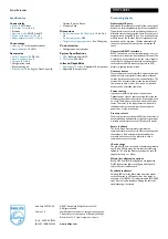 Preview for 2 page of Philips Pronto RFX9600 Specification Sheet