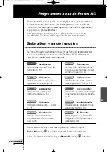 Preview for 19 page of Philips Pronto SBC RU 950 (Dutch) Gebruiksaanwijzing