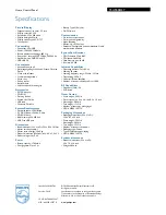 Preview for 3 page of Philips Pronto TSU9400 Specifications