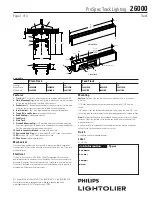 Предварительный просмотр 1 страницы Philips ProSpec 26000 Specification