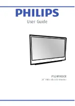 Philips PS24FHDCR User Manual preview