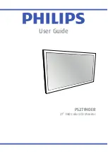 Предварительный просмотр 1 страницы Philips PS27FHDER User Manual