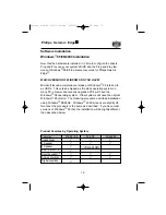 Preview for 15 page of Philips PSC70417 User Manual