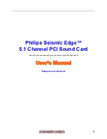 Philips PSC705/00 User Manual preview