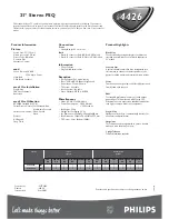 Preview for 2 page of Philips PT442621 Specifications