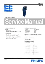 Philips PT715 Service Manual preview