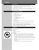 Preview for 4 page of Philips PT721 User Manual