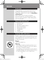 Preview for 20 page of Philips PT761/14 User Manual