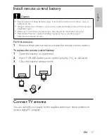 Предварительный просмотр 17 страницы Philips PVD900 User Manual