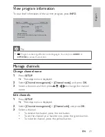 Предварительный просмотр 21 страницы Philips PVD900 User Manual