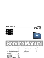 Philips Q528.1E Service Manual preview