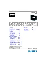 Предварительный просмотр 1 страницы Philips Q543.1E LA Service Manual