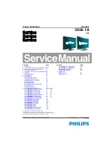 Preview for 1 page of Philips Q552.1A Service Manual