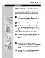 Preview for 23 page of Philips QC5040 Instructions Manual