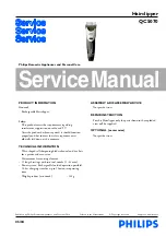 Philips QC5070 Service Manual предпросмотр