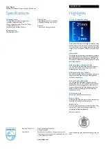 Preview for 2 page of Philips QC5115/15 Specifications