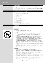 Предварительный просмотр 24 страницы Philips QC5132 User Manual