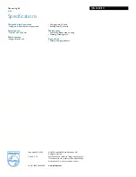 Preview for 3 page of Philips QG3040/10 Specification