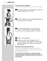 Preview for 8 page of Philips QG3340 User Manual