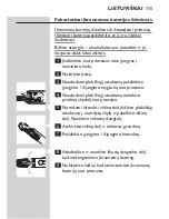 Preview for 115 page of Philips QG3340 User Manual