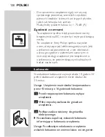 Preview for 120 page of Philips QG3340 User Manual