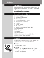 Preview for 4 page of Philips QG3371 User Manual