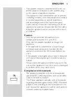 Preview for 5 page of Philips QG3380 User Manual