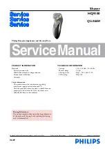 Preview for 1 page of Philips QUASAR HQ9100 Service Manual