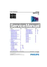 Preview for 1 page of Philips QV15.1E LA Service Manual