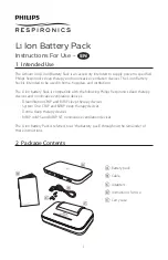 Предварительный просмотр 3 страницы Philips Respironics 1126218 Instructions For Use Manual