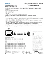 Philips Respironics CoughAssist 70 Series Manual preview