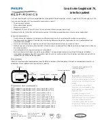 Preview for 2 page of Philips Respironics CoughAssist 70 Series Manual