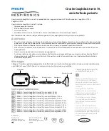 Preview for 3 page of Philips Respironics CoughAssist 70 Series Manual