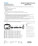 Preview for 8 page of Philips Respironics CoughAssist 70 Series Manual