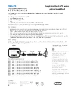 Preview for 10 page of Philips Respironics CoughAssist 70 Series Manual