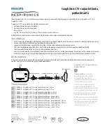 Preview for 11 page of Philips Respironics CoughAssist 70 Series Manual