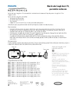 Preview for 16 page of Philips Respironics CoughAssist 70 Series Manual