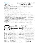 Preview for 22 page of Philips Respironics CoughAssist 70 Series Manual