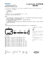 Preview for 23 page of Philips Respironics CoughAssist 70 Series Manual