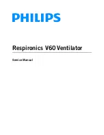 Preview for 1 page of Philips Respironics V60 Service Manual