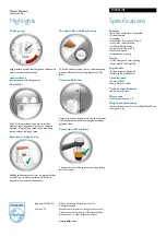 Preview for 2 page of Philips RI9355/01 Specifications