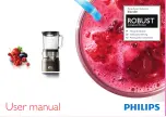 Preview for 1 page of Philips Robust Collection HR2181/00 User Manual