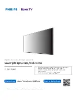 Philips Roku TV User Manual preview