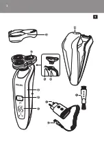 Preview for 3 page of Philips RQ1050 with charger Manual